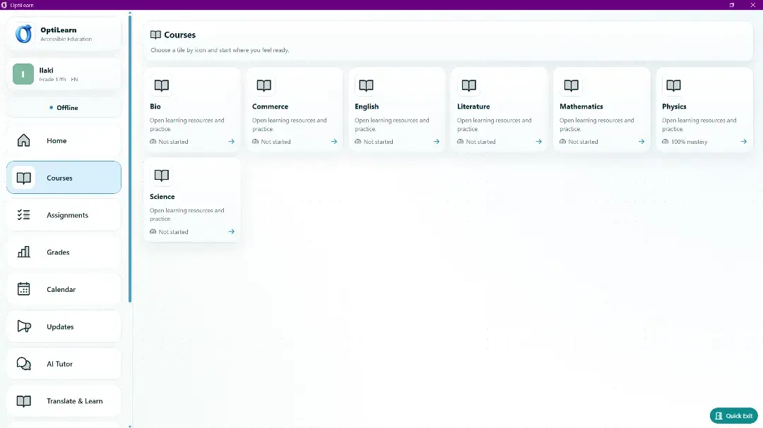 Student Courses